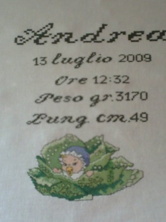 quadretto nascita  prezzo 35,00€ 